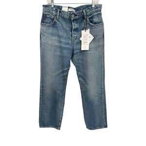 NWT Moussy Vintage Graceland Straight Jeans Light Blue Size 29